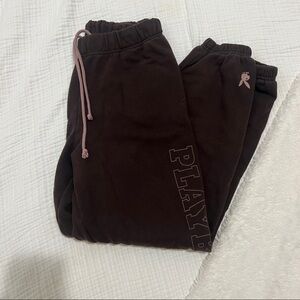 Pacsun Playboy Brown Sweatpants